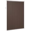 vidaXL Persiana Veneciana Marr&oacute;n Oscuro con Patr&oacute;n 213 x 150 cm PVC