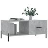vidaXL Mesa de centro madera contrachapada gris hormig&oacute;n 90x50x40 cm