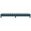 vidaXL Estructura de cama sin colch&oacute;n terciopelo azul oscuro 100x220cm