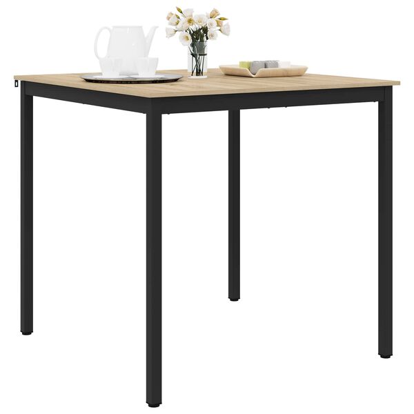 vidaXL Mesa de barra de pie Madera de ingenier&iacute;a