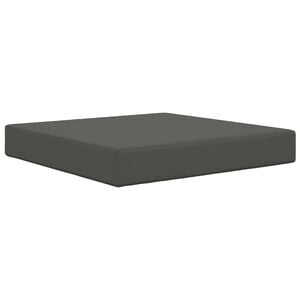 vidaXL Coj&iacute;n para sof&aacute; de exterior Poli&eacute;ster Gris antracita 60 x 60 cm
