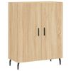 vidaXL Aparador alto madera contrachapada color roble 69,5x34x180 cm