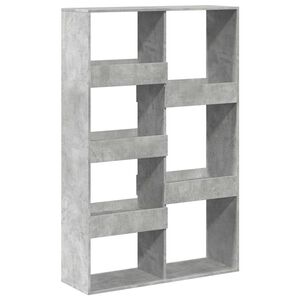 vidaXL Separador de ambientes madera gris hormig&oacute;n 100x33x155,5 cm