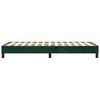 vidaXL Estructura de cama con somier terciopelo verde oscuro 90x190cm