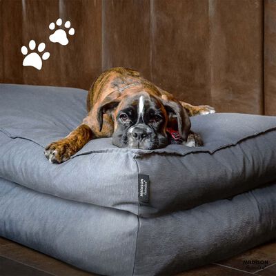 Madison Cojín para perro Panama gris 100x70x15 cm