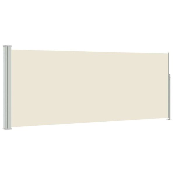 vidaXL Toldo lateral retr&aacute;ctil 120x300 cm crema