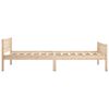 vidaXL Estructura de cama sin colch&oacute;n madera maciza de pino 100x200 cm
