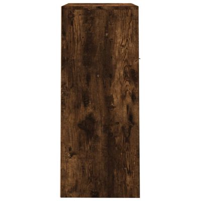 vidaXL Mueble zapatero madera contrachapada roble ahumado 60x35x84 cm