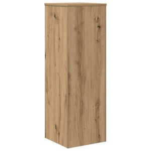 vidaXL Soportes de planta madera ingeniería roble artisian 33x33x100cm