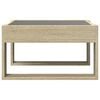 vidaXL Mesa de centro con Infinity LED roble Sonoma 50x53x30 cm