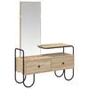 vidaXL Mesa Tocador con caj&oacute;n Roble Sonoma Madera de ingenier&iacute;a