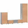 vidaXL Conjunto de mueble de TV con caj&oacute;n FLORIN Gris Sonoma
