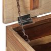 vidaXL Ba&uacute;l de almacenamiento de madera maciza 57x30x30 cm