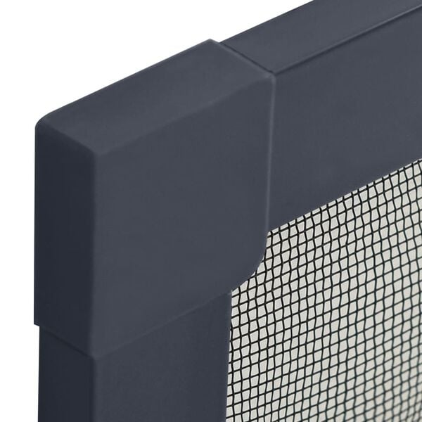 vidaXL Mosquitera para ventanas gris antracita 100x120 cm