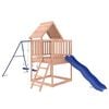 vidaXL Parque infantil de exterior madera maciza Douglas