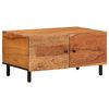 vidaXL Mesa de centro madera maciza de acacia 80x50x40 cm