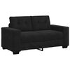 vidaXL Sofá Loveseat Terciopelo Negro 120 cm