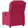 vidaXL Sillón reclinable de terciopelo rojo tinto