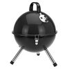 ProGarden Parrilla de barbacoa forma de bola negro 31 cm