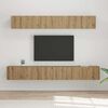 vidaXL Conjunto de mueble de TV 5 pcs Roble artesanal