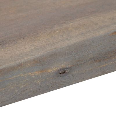 vidaXL Mesa consola 115x35x76 cm madera maciza de acacia y hierro gris