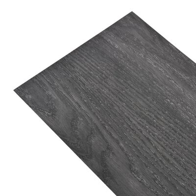 vidaXL Lamas de suelo no autoadhesivas PVC negro y blanco 5,26 m² 2 mm