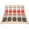 vidaXL Estructura de cama con 12 listones cabecero ajustable 80x200 cm