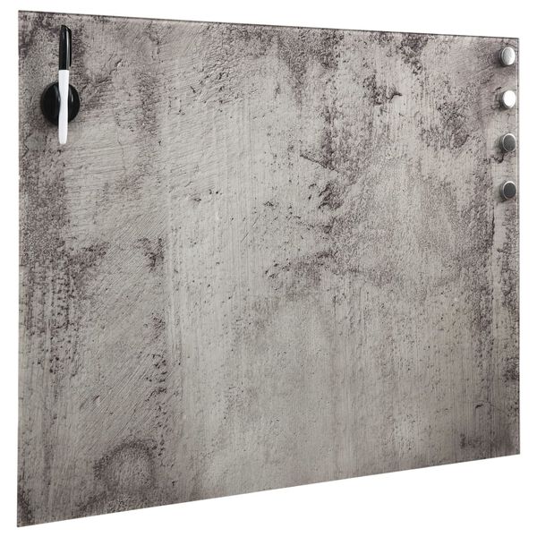 vidaXL Pizarra magn&eacute;tica de pared vidrio 40x40 cm