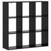 vidaXL Librer&iacute;a 102 x 29 x 103,5 cm Madera de ingenier&iacute;a Roble Negro