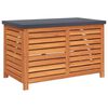 vidaXL Caja de almacenaje de jard&iacute;n madera maciza eucalipto 60x50x55cm