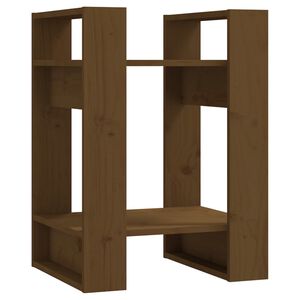 vidaXL Estanter&iacute;a/divisor de espacios pino marr&oacute;n miel 41x35x57 cm