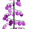 VidaXL LED para &aacute;rbol de Navidad con bolas 100 LED blanco c&aacute;lido 150cm