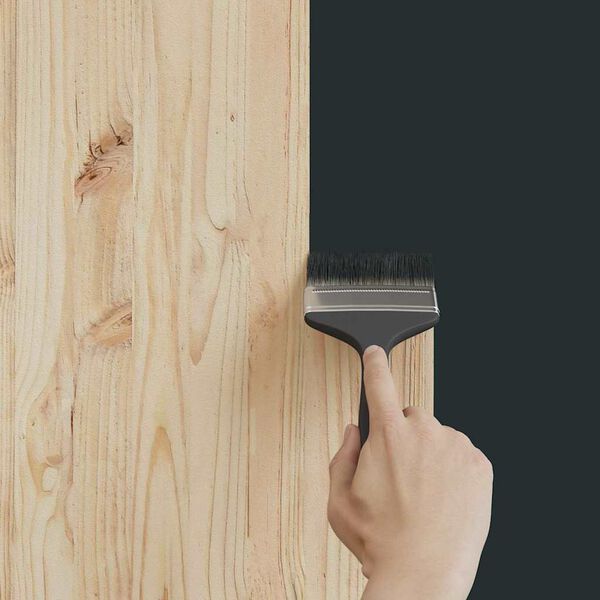 vidaXL Pintura para muebles Negro 10 x 10 x 12 cm Impresión en pared