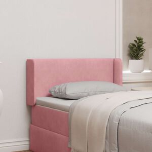vidaXL Oreja de cabecero Rosa 40,5 x 40,5 x 4 cm Terciopelo