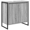 vidaXL Gabinete de Ba&ntilde;o Gris Sonoma 60 x 30 x 60 cm