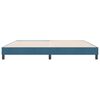 vidaXL Cama box spring sin colch&oacute;n terciopelo azul oscuro 180x210 cm