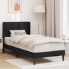 vidaXL Estructura de cama con cabecera Negro 90 x 200 cm Terciopelo