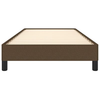vidaXL Estructura de cama de tela marrón 80x200 cm