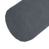 vidaXL Cojines Bolster 2 pcs Gris oscuro Ø 25 x 70 cm Tela de pana