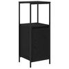 vidaXL Juego de muebles de ba&ntilde;o 3 pcs Roble Negro Madera contrachapada