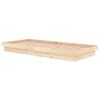 vidaXL Estructura de cama de madera maciza 90x200 cm