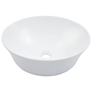 vidaXL Lavabo 41x12,5 cm cer&aacute;mica blanco