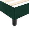 vidaXL Estructura cama con cabecero terciopelo verde oscuro 180x200 cm