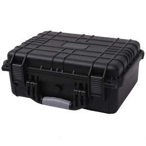 vidaXL Malet&iacute;n protector de equipo negro 40,6x33x17,4 cm