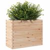 vidaXL Jardinera madera maciza de pino 90x40x68,5 cm