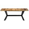 vidaXL Mesa de comedor madera maciza de acacia 180x90x75 cm