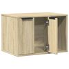 vidaXL Mueble arenero para gatos madera roble Sonoma 60x40x40 cm