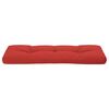 vidaXL Coj&iacute;n para sof&aacute; de palets de tela rojo 120x40x12 cm