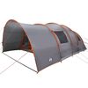 vidaXL Tienda t&uacute;nel para 8 personas 8 persona Gris y naranja