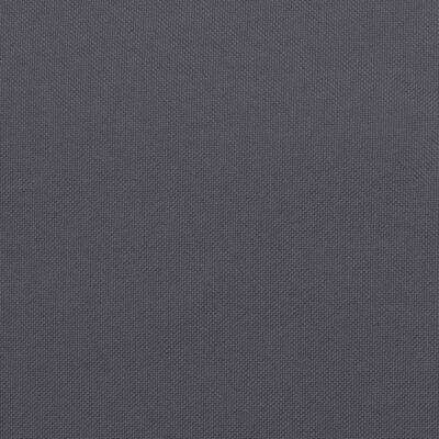 vidaXL Cojín de banco de jardín tela Oxford gris antracita 120x50x7 cm